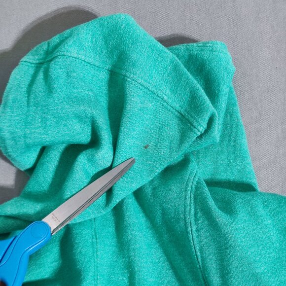 Volcom hoodie boys size L mint green colour Moclov high neck skater hoodie - Picture 8 of 10